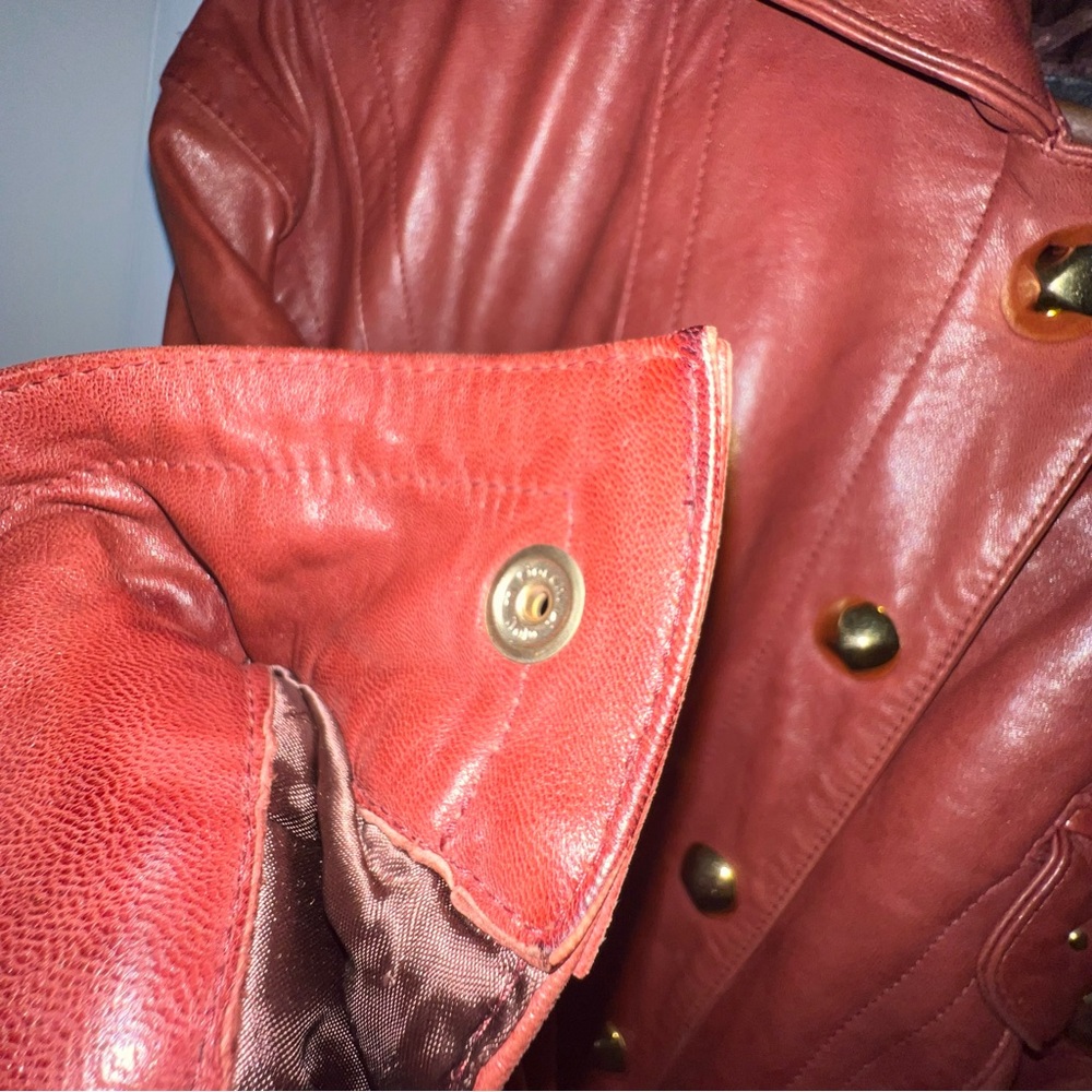 ESCADA - Leather jacket - Picture 5 of 8